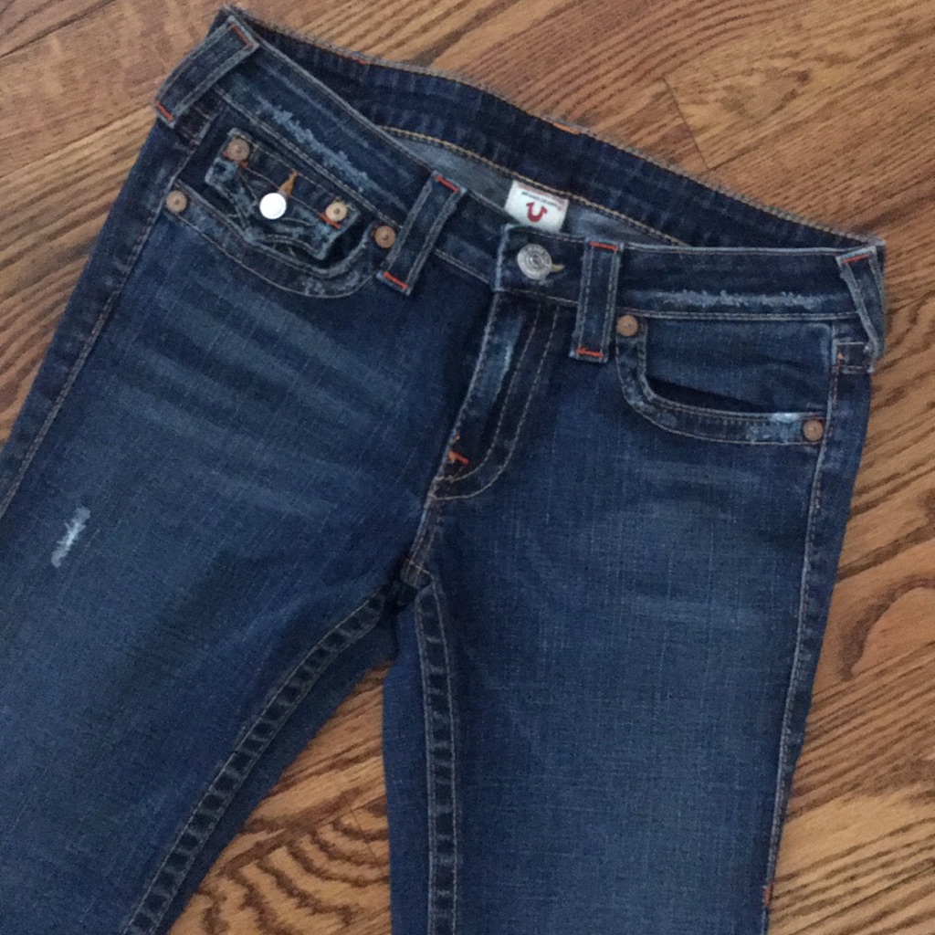 True Religion Dark Wash Flare Jeans Nwot